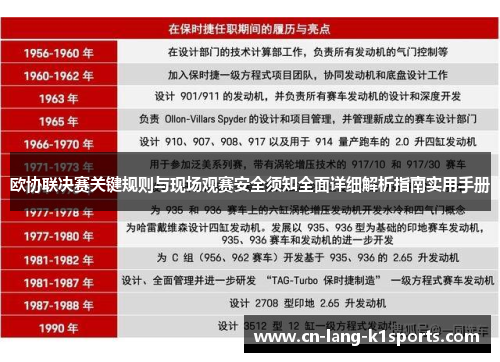 欧协联决赛关键规则与现场观赛安全须知全面详细解析指南实用手册
